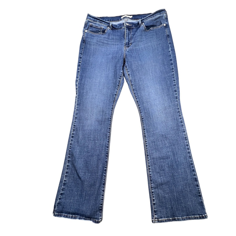 Levi's Blue Jeans Classic Bootcut Stretch Denim Womens Size 14